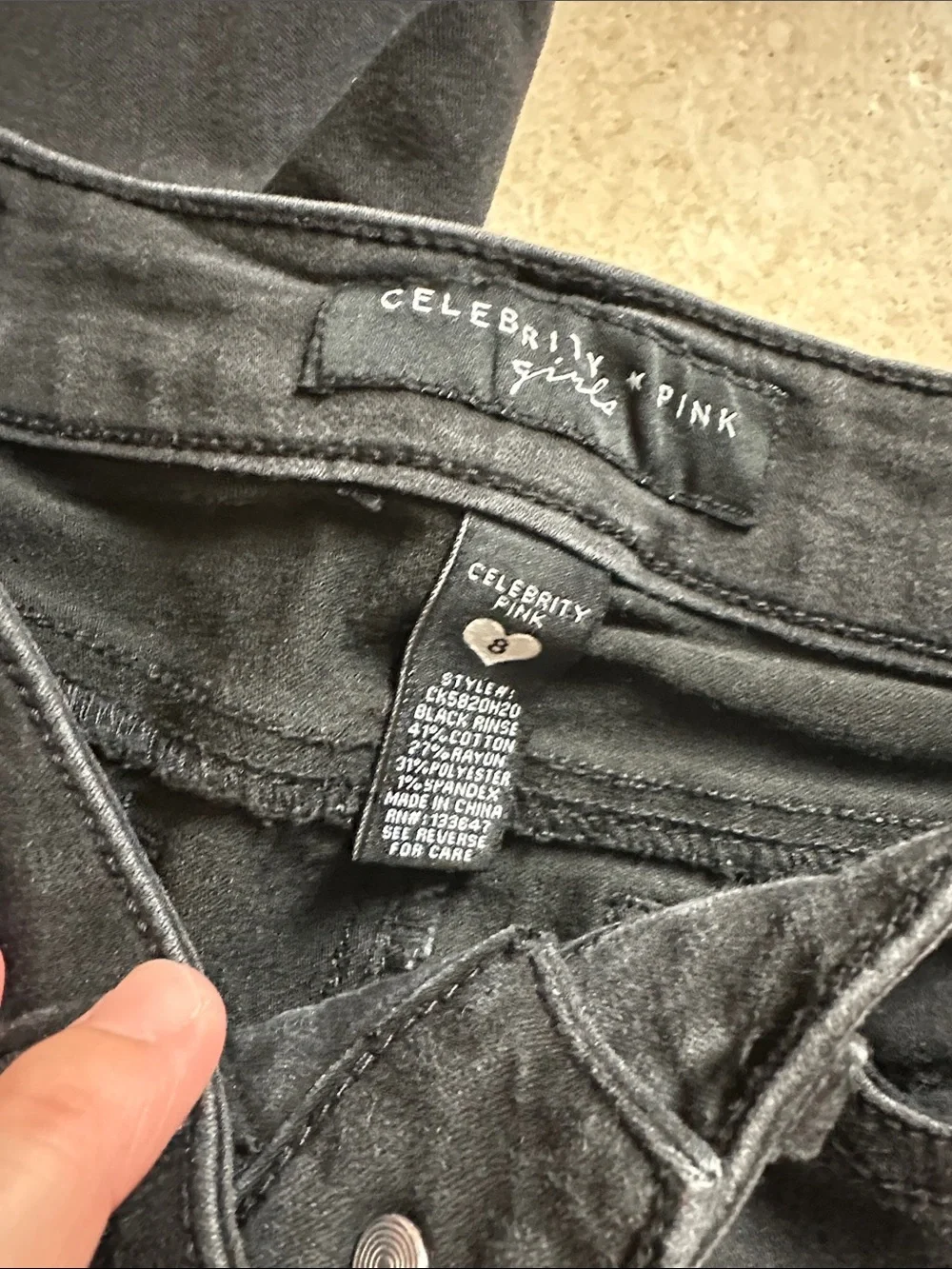 Lot of Girl Jeans - Black, Light Blue, Dark Blue